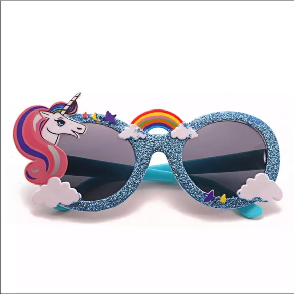 😎New😎 “Glitter Unicorn Rainbow Sunglasses” 😎 - Picture 2 of 5